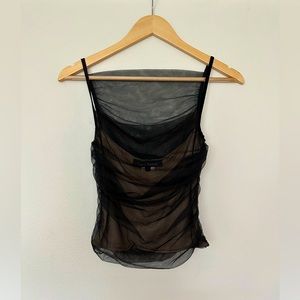 Vintage Sheer Mesh Tank Top